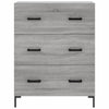 Graues Sideboard Rofila 69,5x34x90cm (Holz)