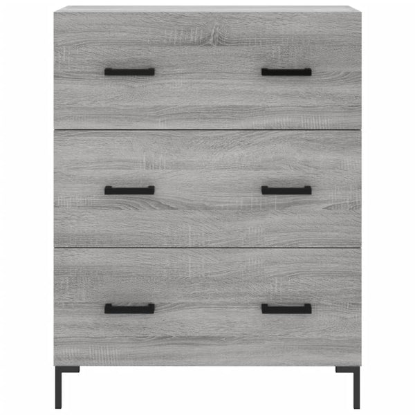 Graues Sideboard Rofila 69,5x34x90cm (Holz)