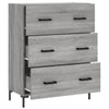 Graues Sideboard Rofila 69,5x34x90cm (Holz)