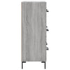 Graues Sideboard Rofila 69,5x34x90cm (Holz)