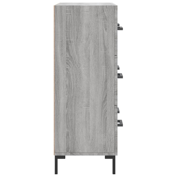 Graues Sideboard Rofila 69,5x34x90cm (Holz)