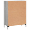 Graues Sideboard Rofila 69,5x34x90cm (Holz)