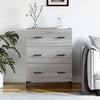 Graues Sideboard Rofila 69,5x34x90cm (Holz)