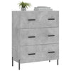 Betongraue Kommode Arcidalia 69,5x34x90cm (Holz)