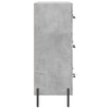 Betongraue Kommode Arcidalia 69,5x34x90cm (Holz)
