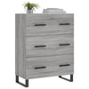 Graues Sideboard Panina 69,5x34x90cm (Holz)