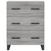 Graues Sideboard Panina 69,5x34x90cm (Holz)