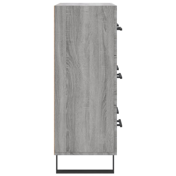 Graues Sideboard Panina 69,5x34x90cm (Holz)