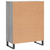 Graues Sideboard Panina 69,5x34x90cm (Holz)