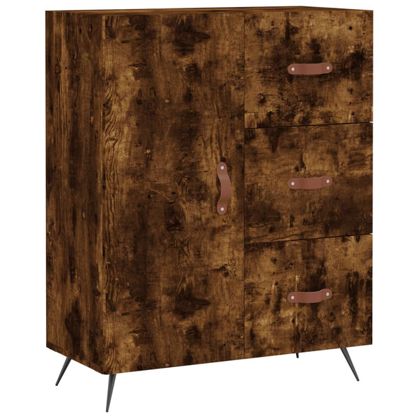 Räuchereiche-Sideboard Euterpia 69,5x34x90cm (Holz)