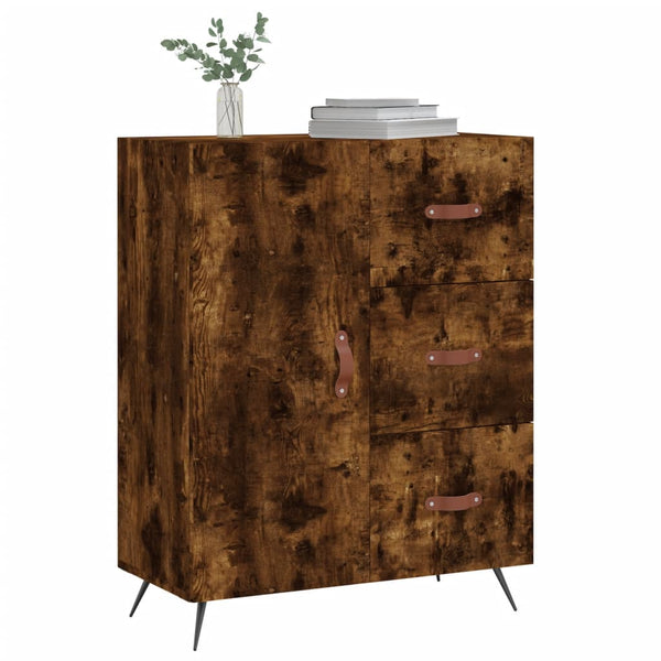Räuchereiche-Sideboard Euterpia 69,5x34x90cm (Holz)