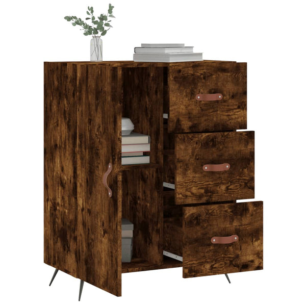 Räuchereiche-Sideboard Euterpia 69,5x34x90cm (Holz)