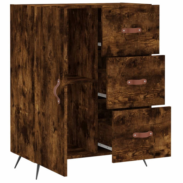 Räuchereiche-Sideboard Euterpia 69,5x34x90cm (Holz)