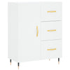 Weißes Sideboard Caramfil 69,5x34x90cm (Holz)