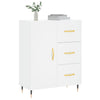 Weißes Sideboard Caramfil 69,5x34x90cm (Holz)