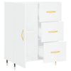 Weißes Sideboard Caramfil 69,5x34x90cm (Holz)