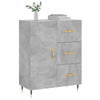 Sideboard Caramfil betongrau 69,5x34x90cm (Holz)
