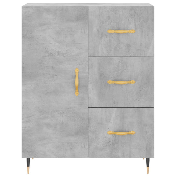 Sideboard Caramfil betongrau 69,5x34x90cm (Holz)
