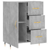 Sideboard Caramfil betongrau 69,5x34x90cm (Holz)
