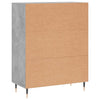Sideboard Caramfil betongrau 69,5x34x90cm (Holz)