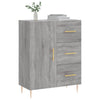 Graues Sideboard Ginas 69,5x34x90cm (Holz)