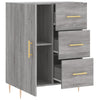 Graues Sideboard Ginas 69,5x34x90cm (Holz)