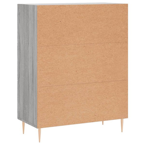 Graues Sideboard Ginas 69,5x34x90cm (Holz)