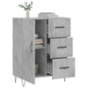 Betongraues Sideboard Giusefina 69,5x34x90cm (Holz)
