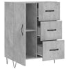 Betongraues Sideboard Giusefina 69,5x34x90cm (Holz)