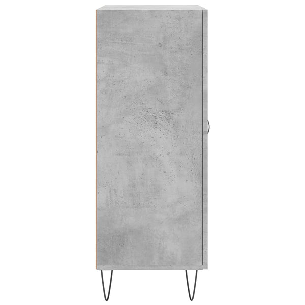 Betongraues Sideboard Giusefina 69,5x34x90cm (Holz)