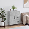Betongraues Sideboard Giusefina 69,5x34x90cm (Holz)