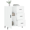 Weißes Sideboard Miloslava 69,5x34x90cm (Holz)