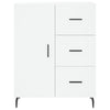 Weißes Sideboard Miloslava 69,5x34x90cm (Holz)