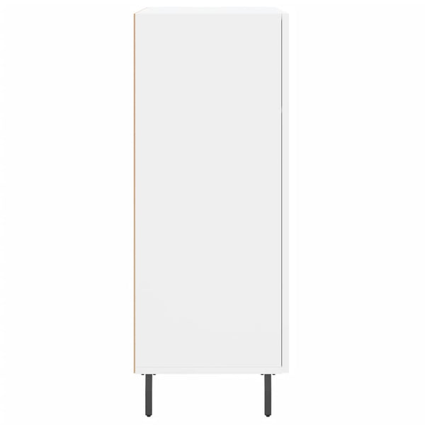 Weißes Sideboard Miloslava 69,5x34x90cm (Holz)