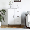 Weißes Sideboard Miloslava 69,5x34x90cm (Holz)