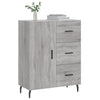 Graues Sideboard Miloslava 69,5x34x90cm (Holz)