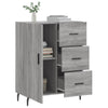 Graues Sideboard Miloslava 69,5x34x90cm (Holz)