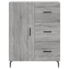 Graues Sideboard Miloslava 69,5x34x90cm (Holz)