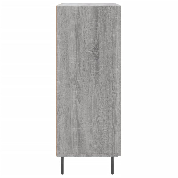 Graues Sideboard Miloslava 69,5x34x90cm (Holz)