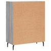 Graues Sideboard Miloslava 69,5x34x90cm (Holz)