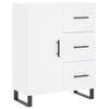 Weißes Sideboard Samiercurea 69,5x34x90cm (Holz)