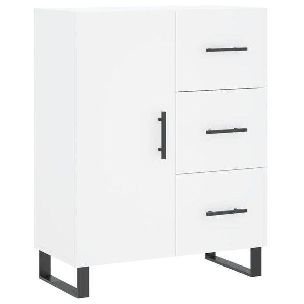 Weißes Sideboard Samiercurea 69,5x34x90cm (Holz)