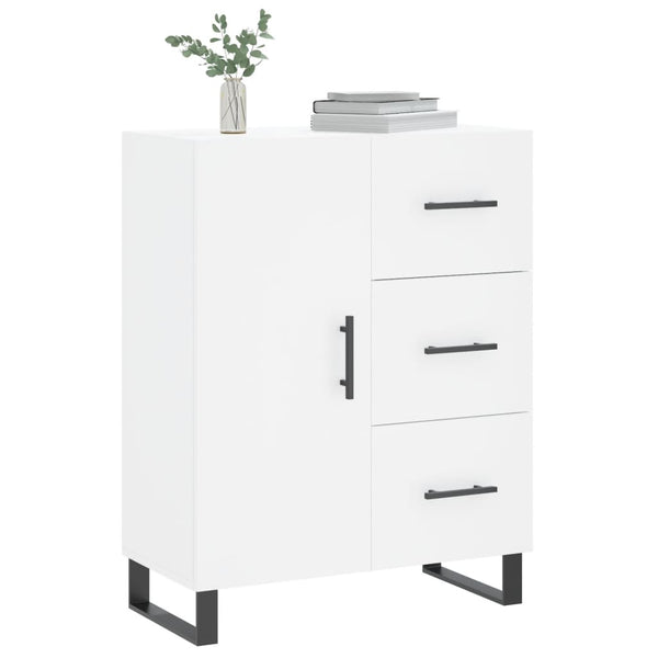 Weißes Sideboard Samiercurea 69,5x34x90cm (Holz)