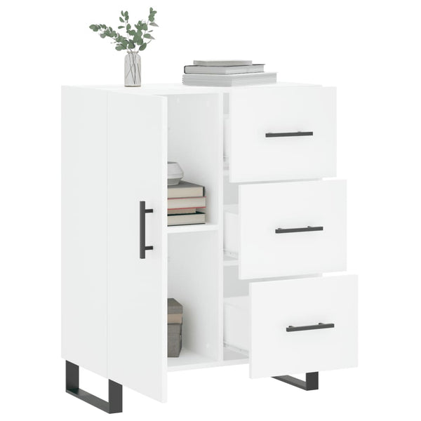 Weißes Sideboard Samiercurea 69,5x34x90cm (Holz)