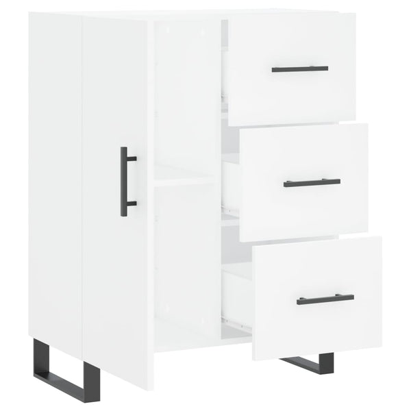 Weißes Sideboard Samiercurea 69,5x34x90cm (Holz)