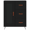 Schwarze Kommode Luci 69,5x34x90cm (Holz)