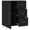 Schwarze Kommode Luci 69,5x34x90cm (Holz)