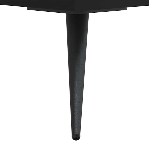 Schwarze Kommode Luci 69,5x34x90cm (Holz)