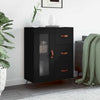 Schwarze Kommode Luci 69,5x34x90cm (Holz)