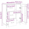 Sideboard Luci in Betonoptik 69,5x34x90cm (Holz)